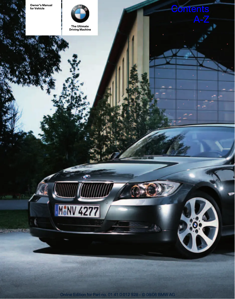 Page 1 of the manual User Manual BMW 335xi (2007)