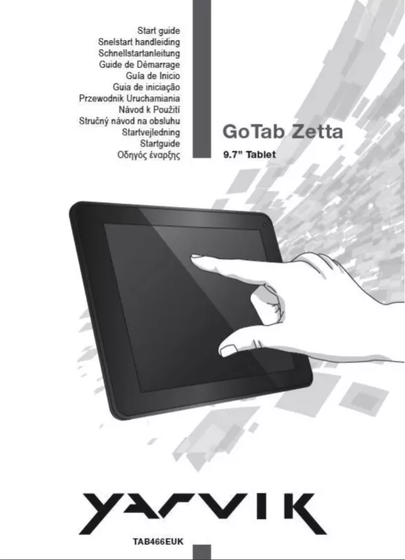 Page 1 of the manual User Manual Yarvik Gotab Zetta