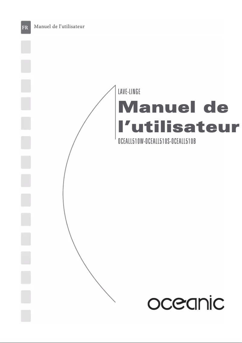 Image de la première page du manuel de l'appareil OCEALL510S