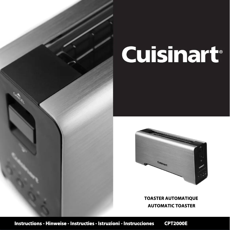 First page image of the manual for CPT2000E