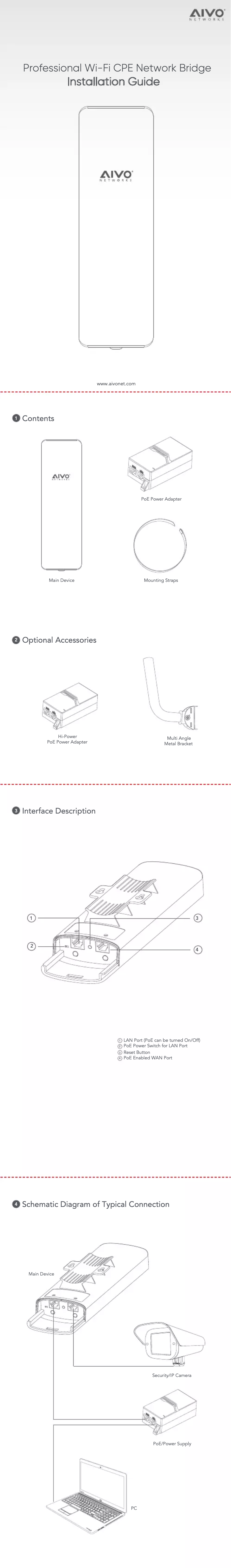 First page image of the manual for ANCP3005Q