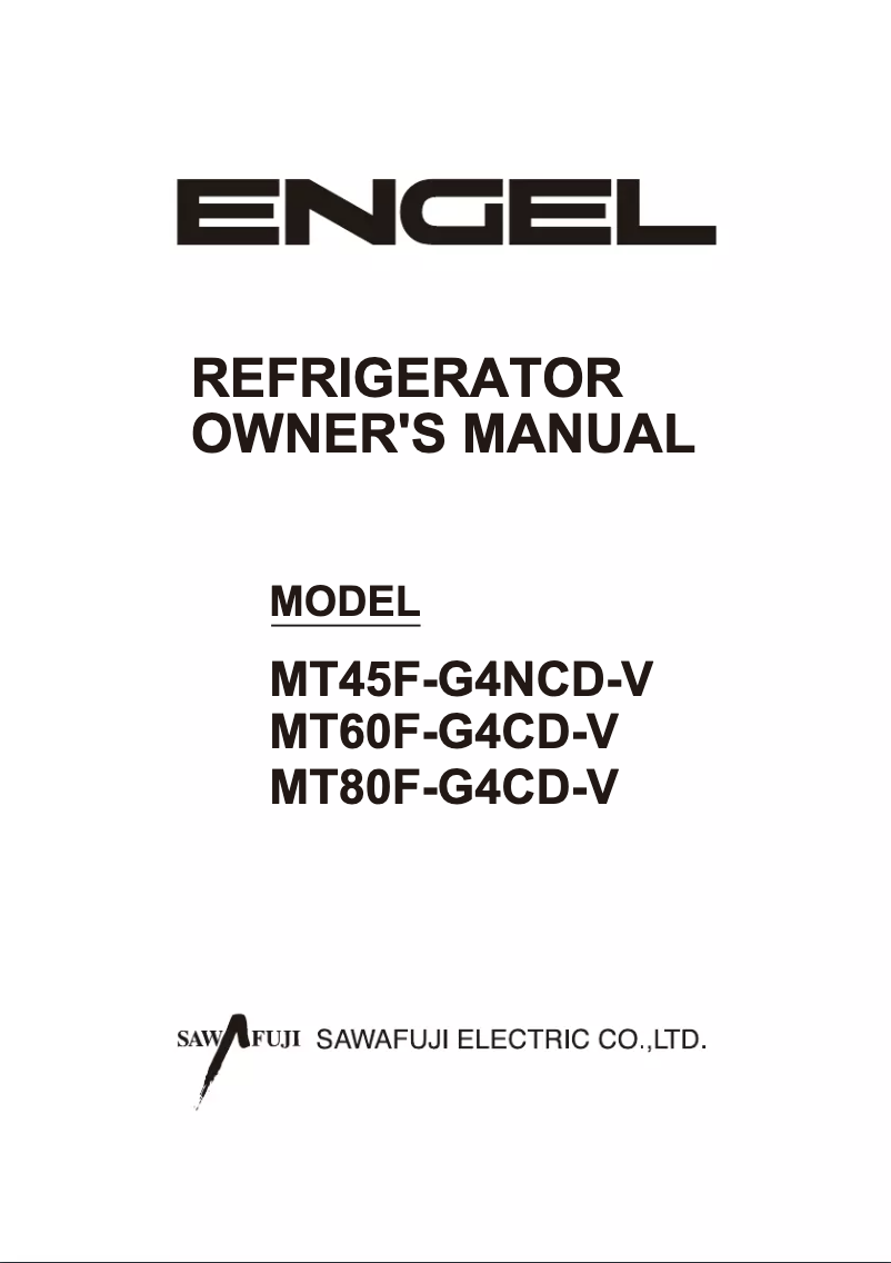 Page 1 of the manual User Manual Engel MT60F-G4CD-V