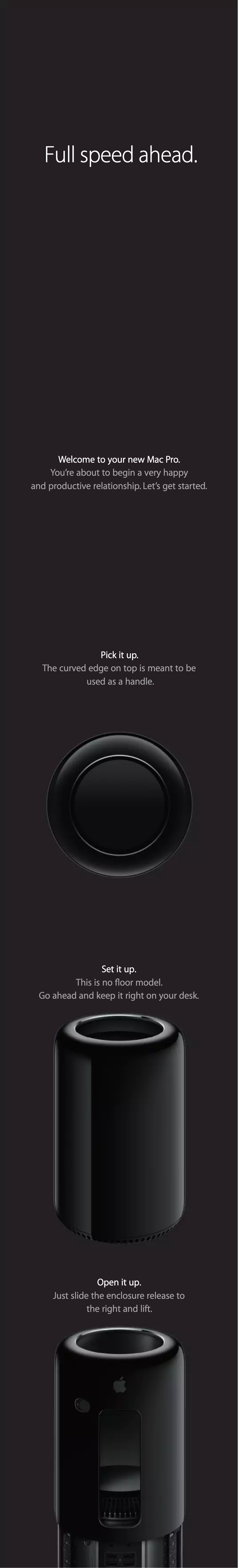 Page 1 of the manual User Manual Apple Z0PK2000094568