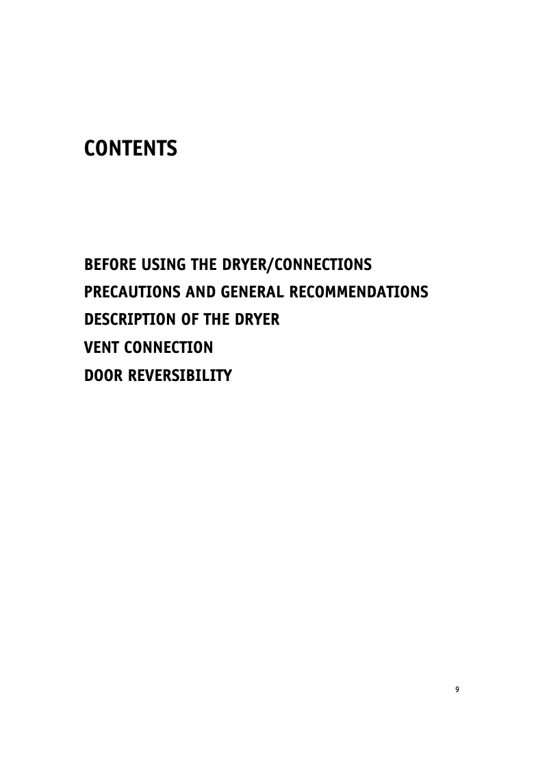 Page 1 of the manual User Manual Whirlpool Sole 2002