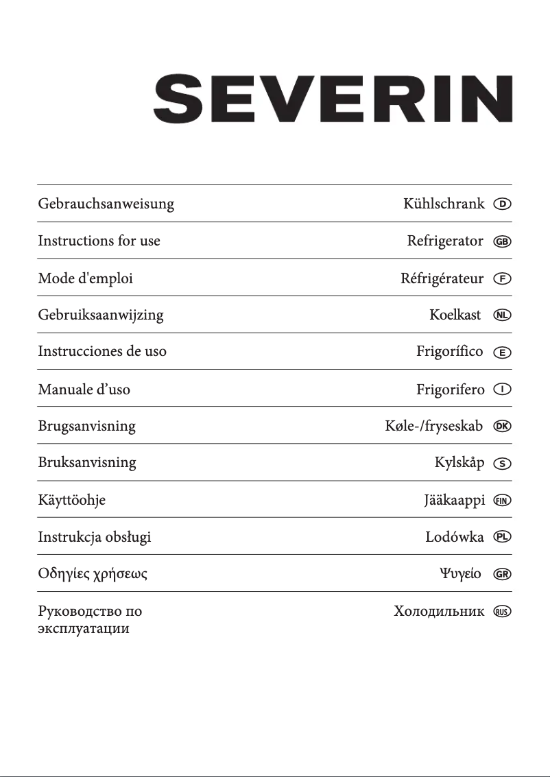 First page image of the manual for KS 9773