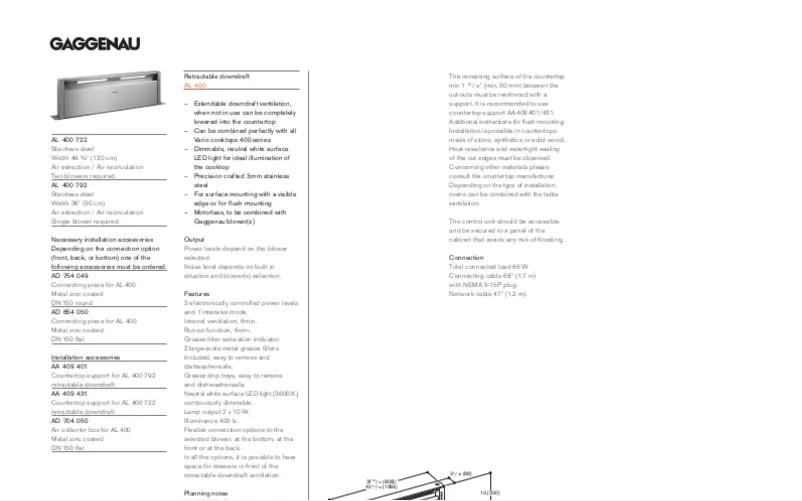 Image de la première page du manuel de l'appareil AL400792