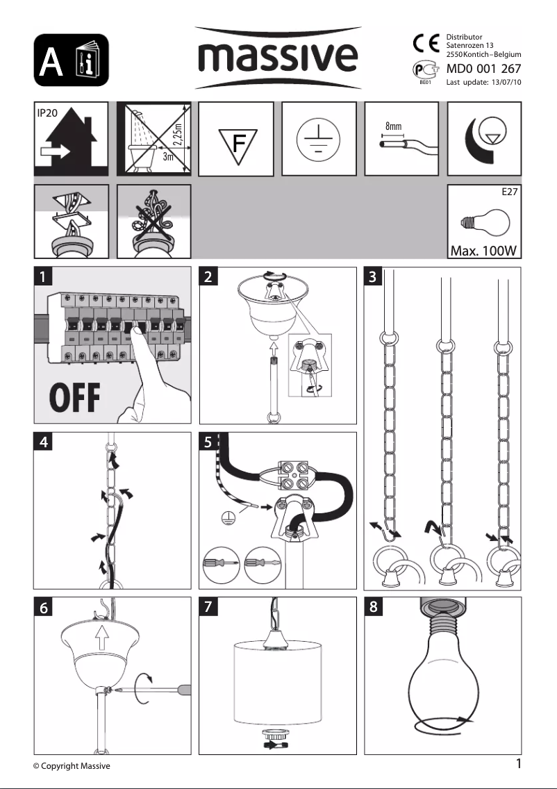 Image de la première page du manuel de l'appareil Flandrina