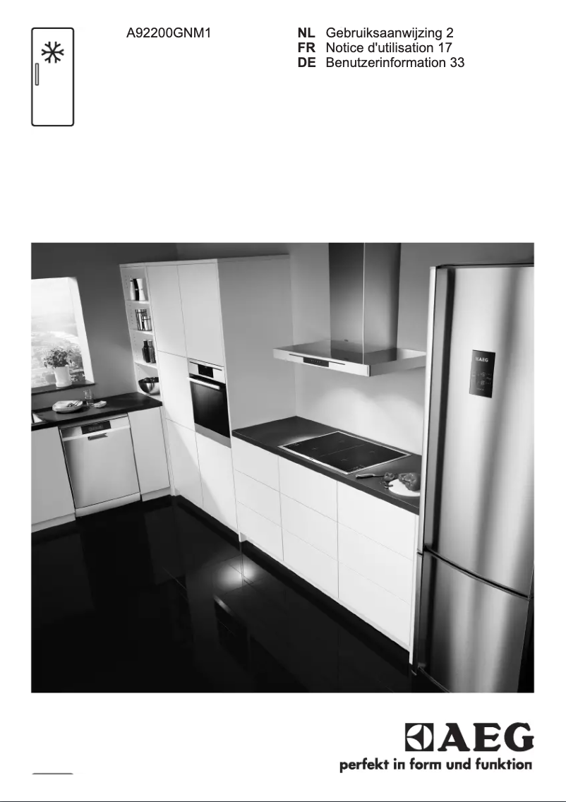 First page image of the manual for S95400XNM0