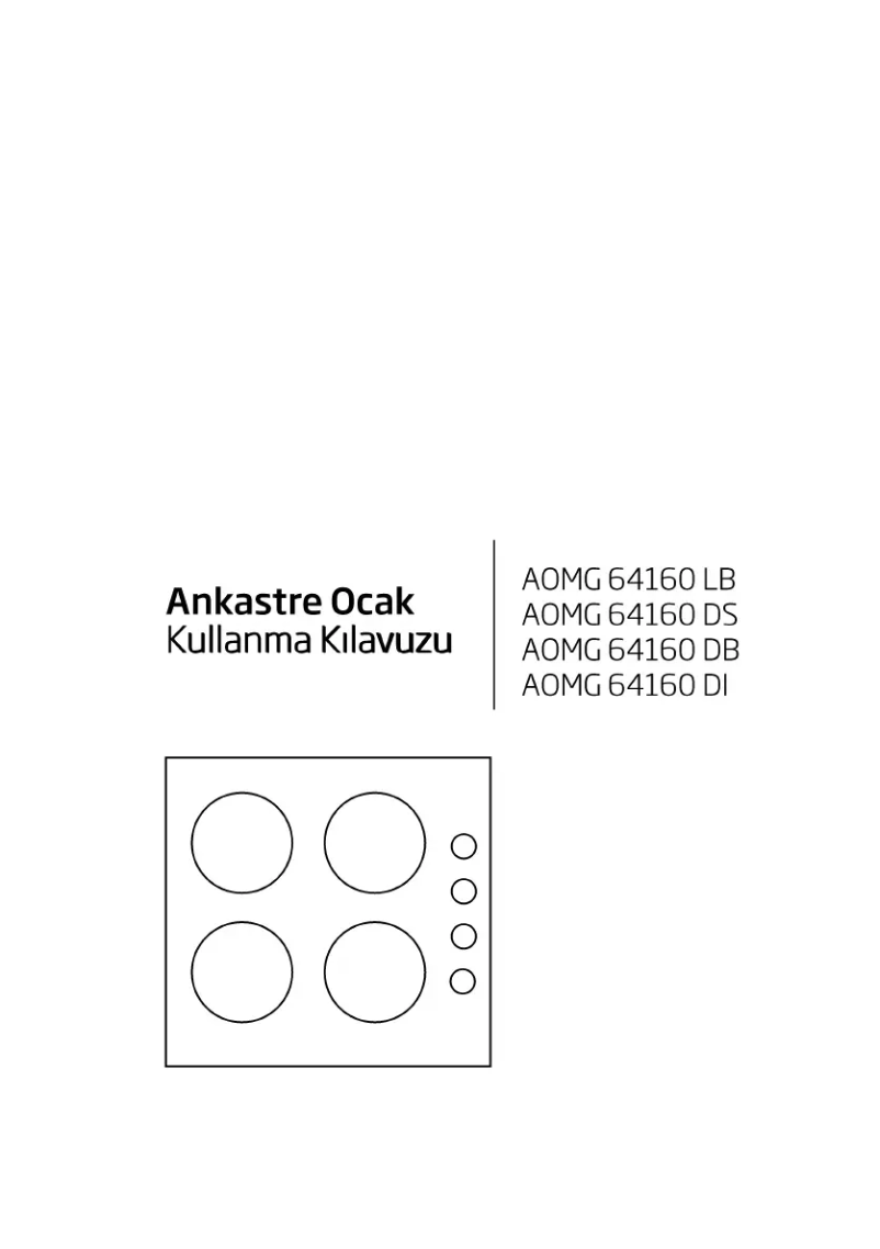 Page 1 of the manual User Manual Beko AOMG 64160 DS