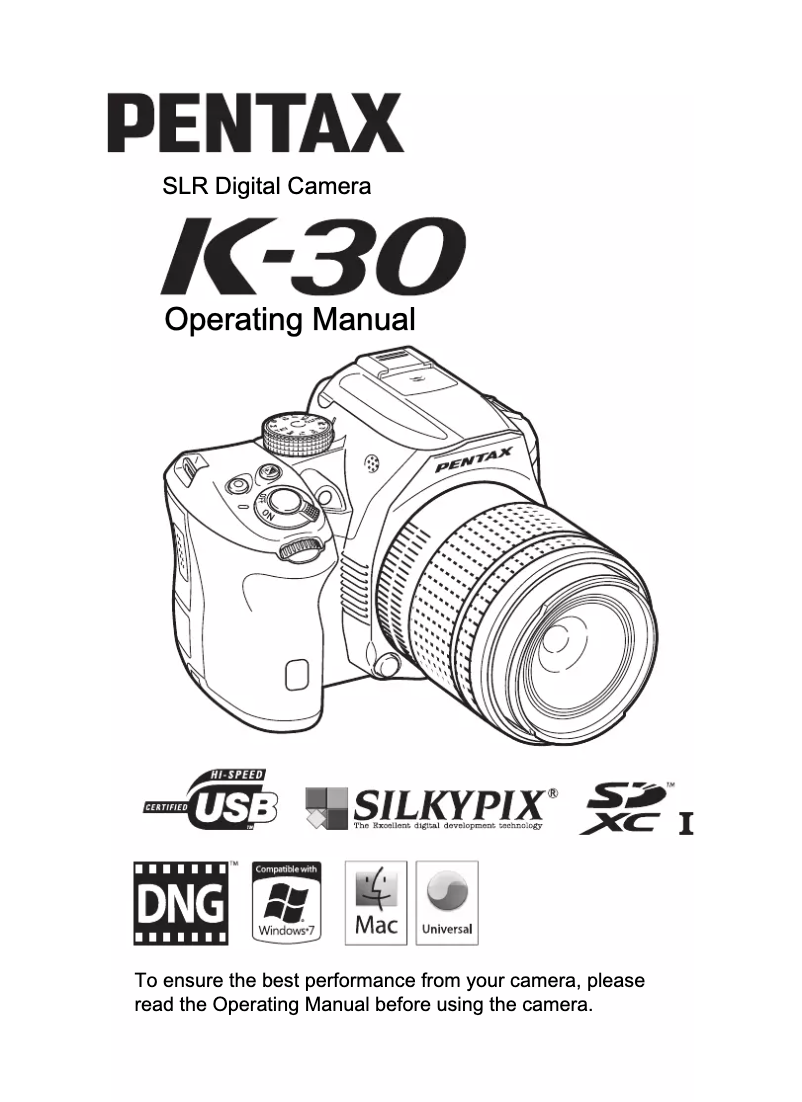First page image of the manual for K-30