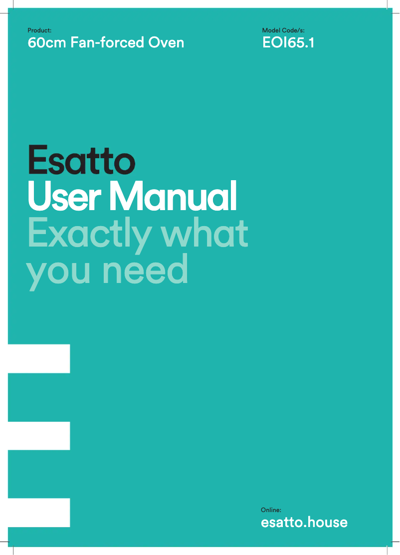 First page image of the manual for EOI65.1