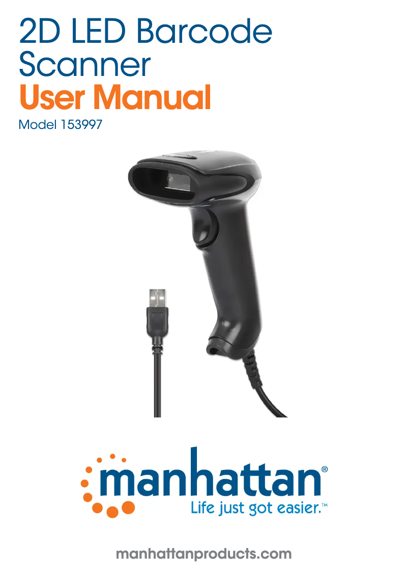 Page 1 of the manual User Manual Manhattan 153997