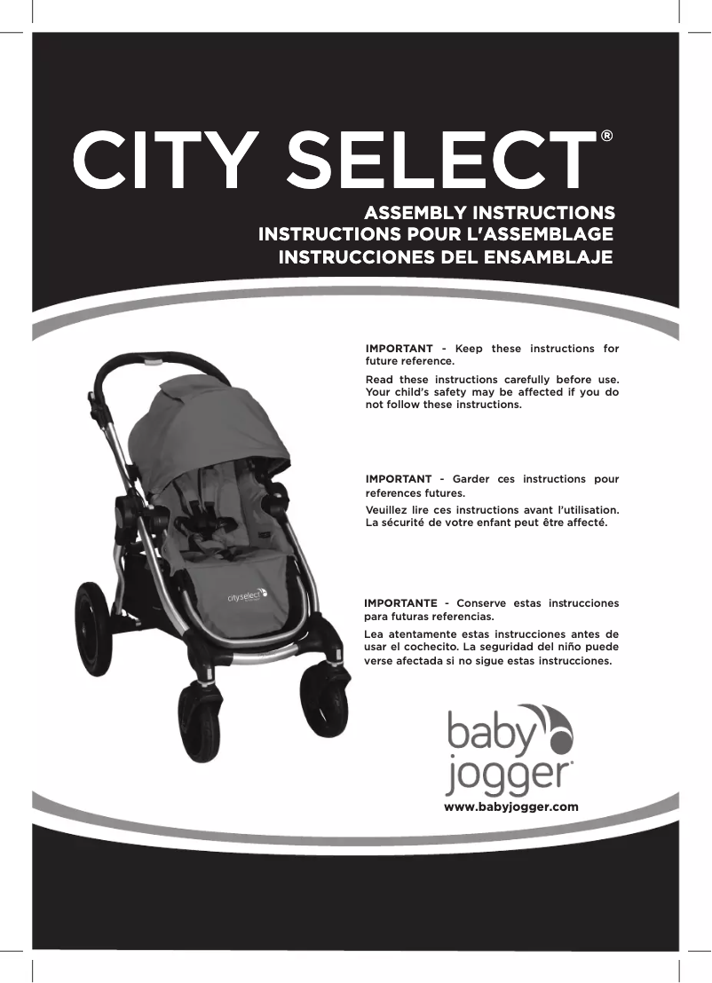 First page image of the manual for City select