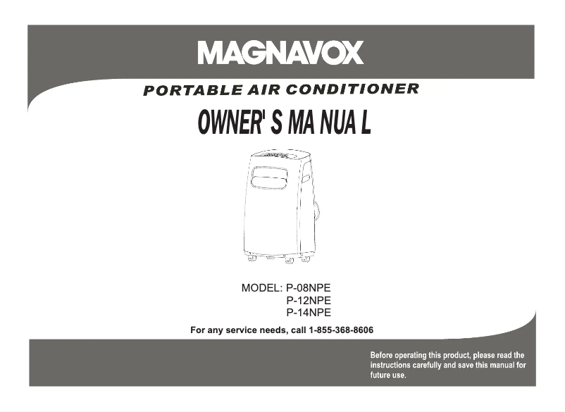 Page 1 of the manual User Manual Magnavox P-14NPE