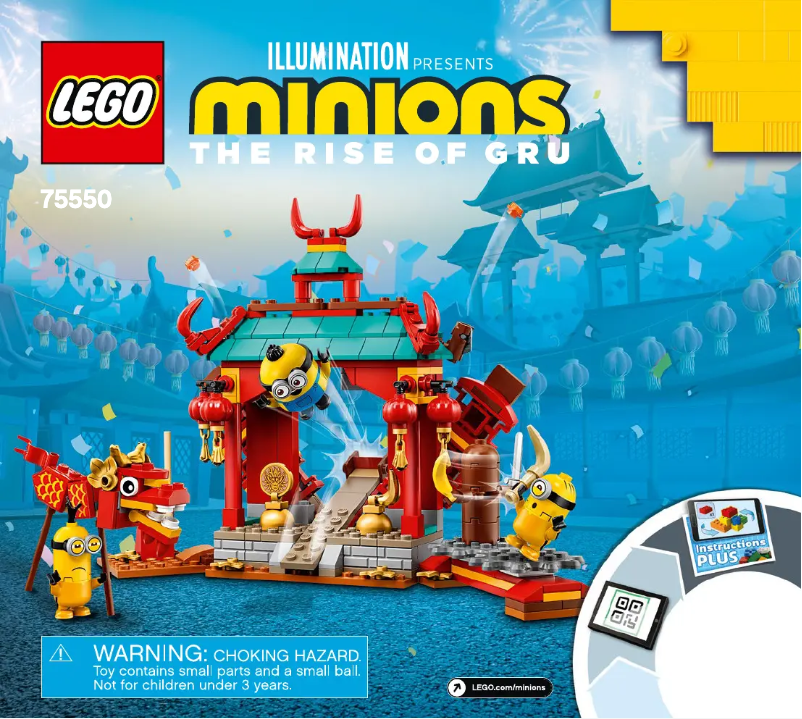 Page 1 of the manual User Manual Lego Minions 75550