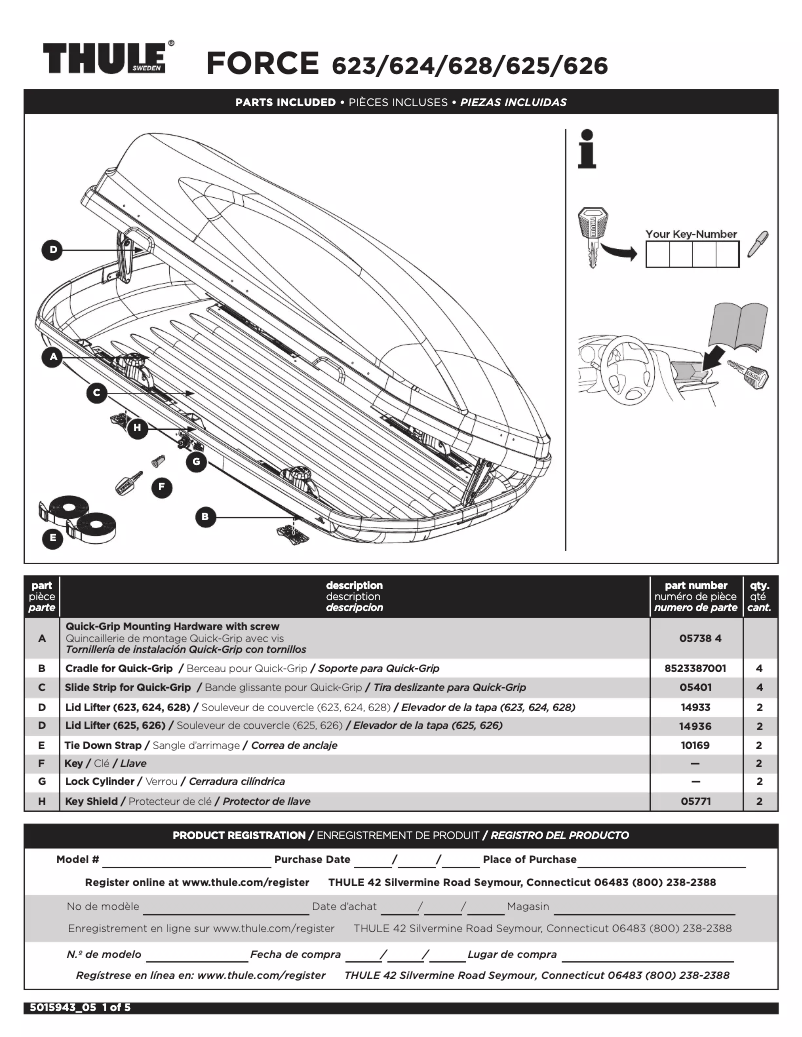 First page image of the manual for Force Alpine