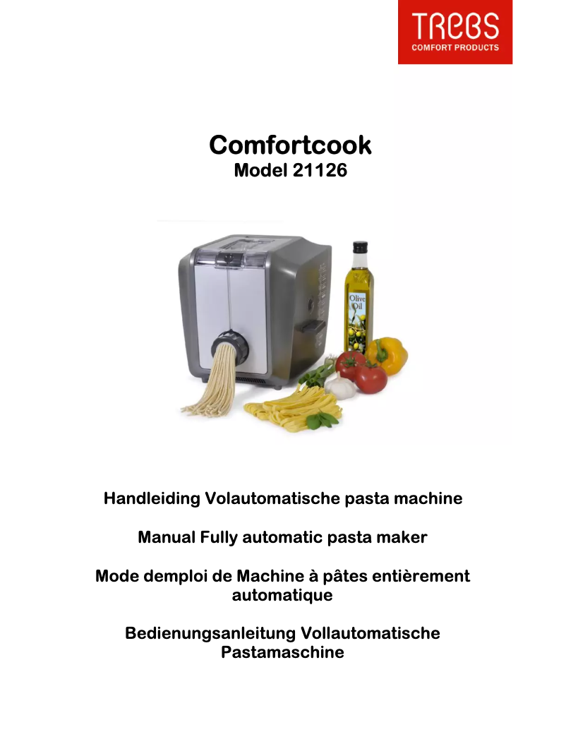 Page 1 of the manual User Manual Trebs Comfortcook 21126