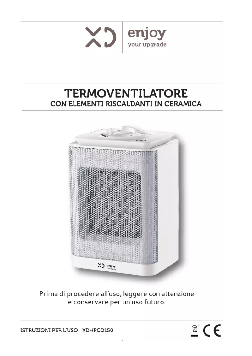 First page image of the manual for HPCD150