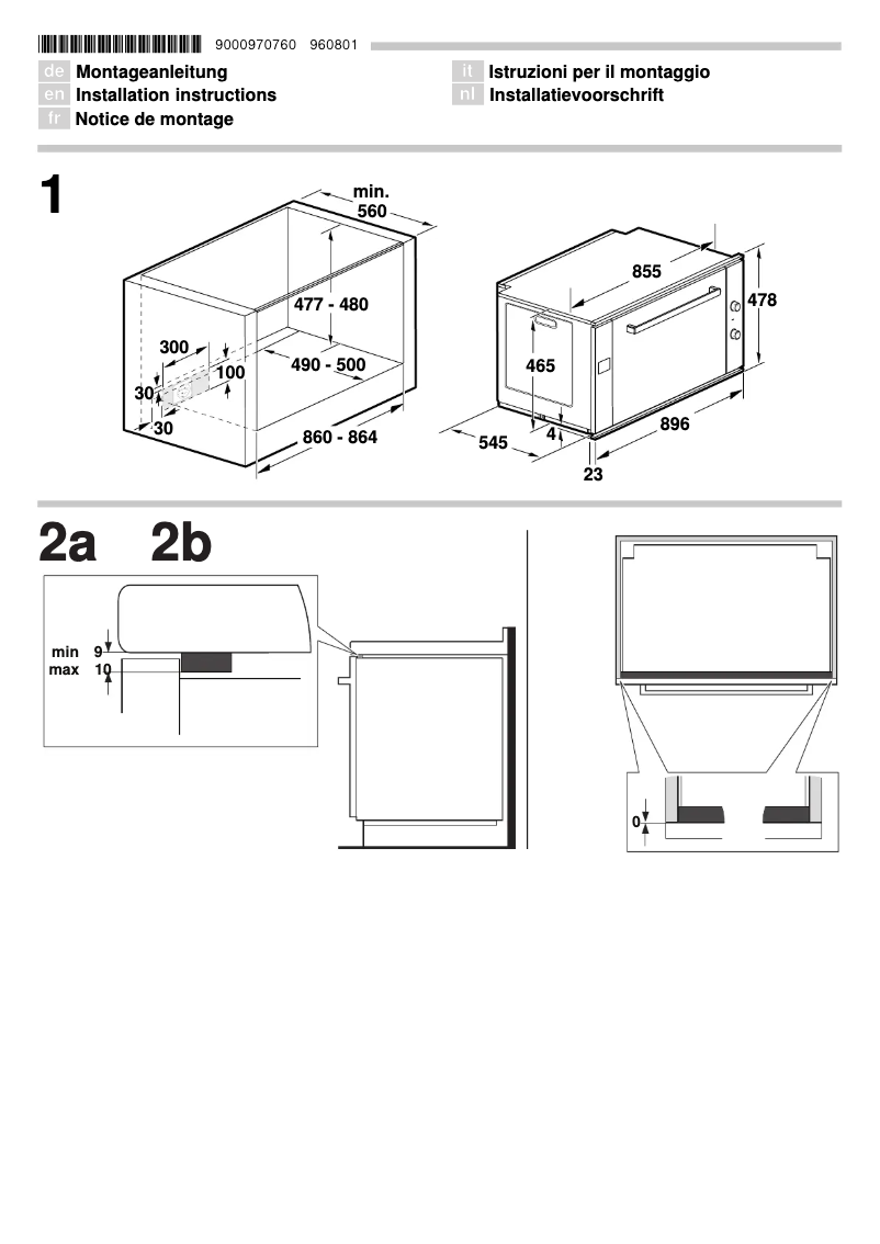 First page image of the manual for HV531ANS0