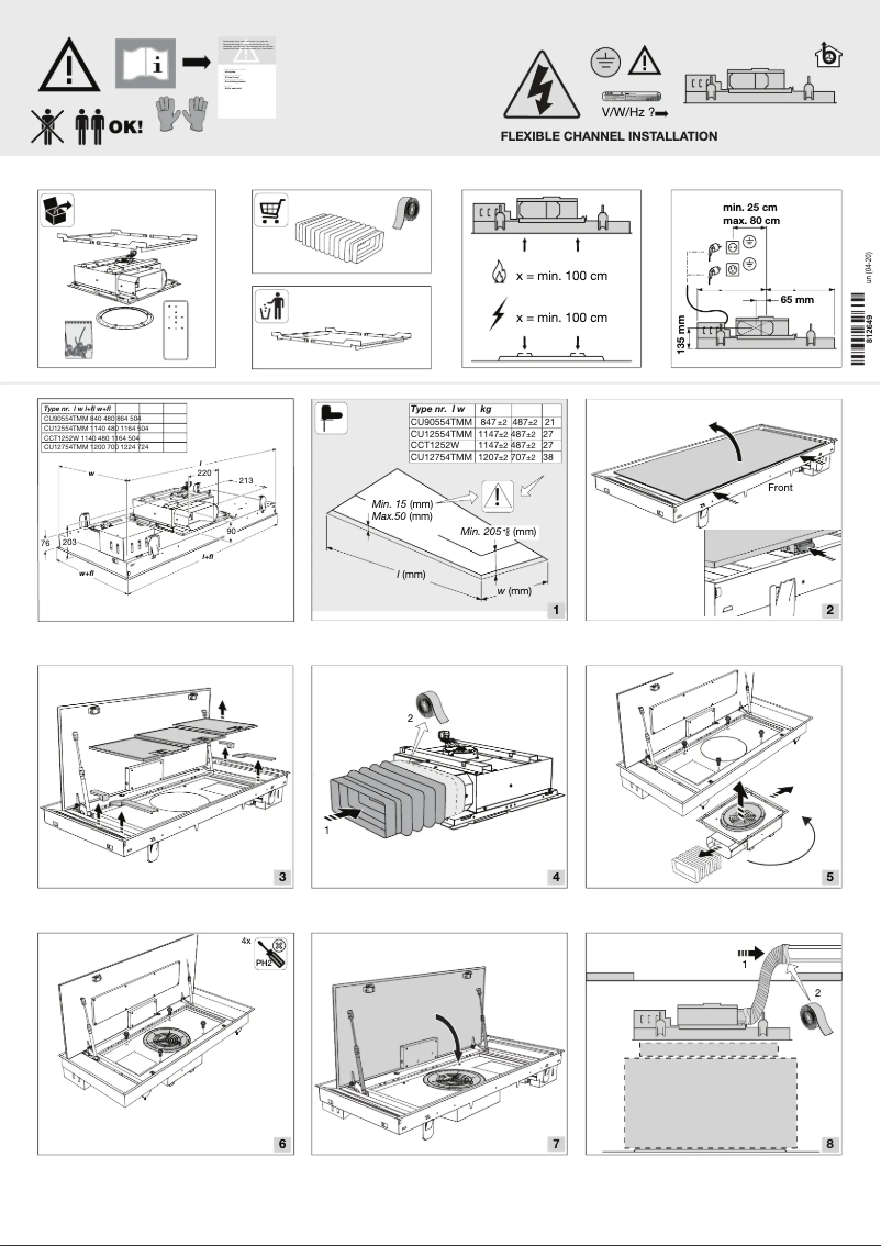 Page 1 of the manual User Manual Asko CCT1252W