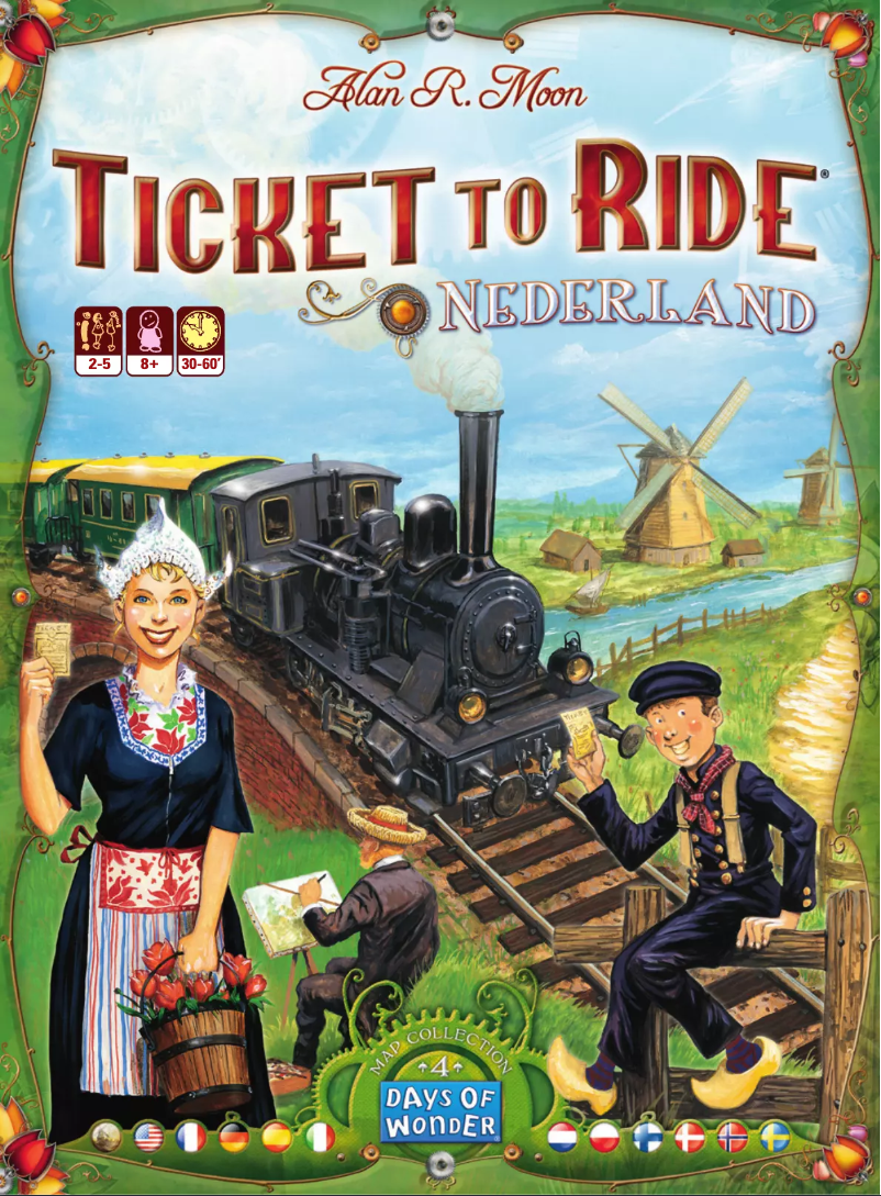 Page 1 of the manual User Manual Days of Wonder Ticket to Ride - Nederland