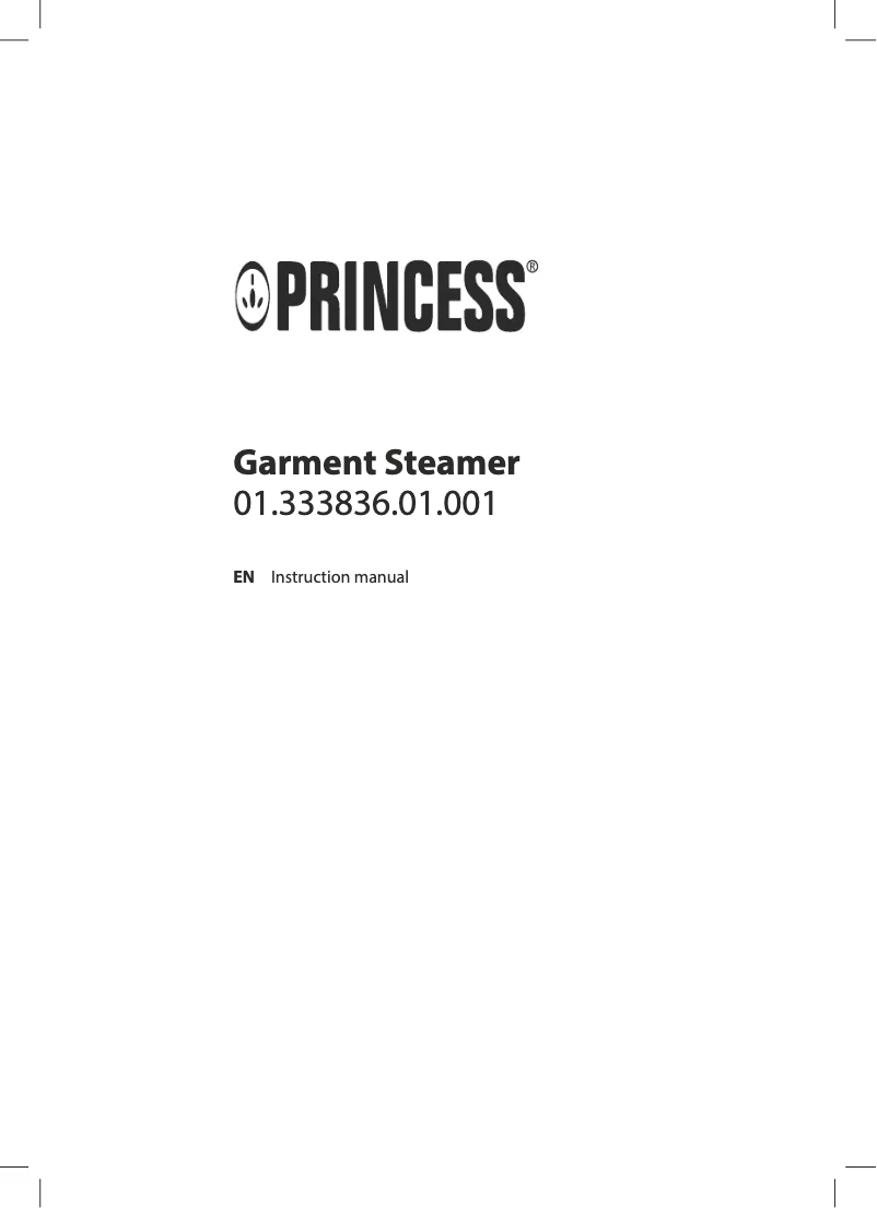 First page image of the manual for Garment Steamer 333836