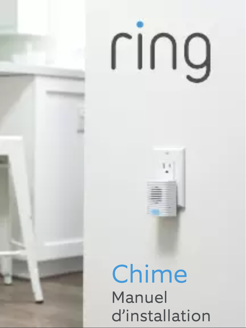 Page 1 of the manual User Manual Ring Chime