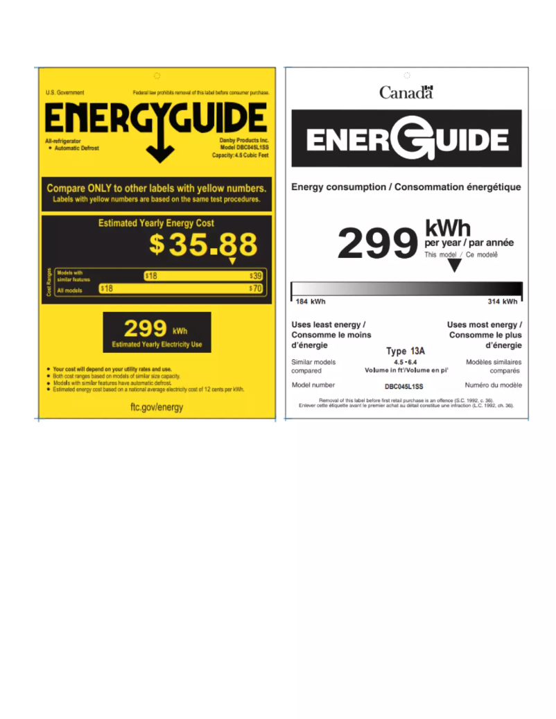 First page image of the manual for DBC045L1SS