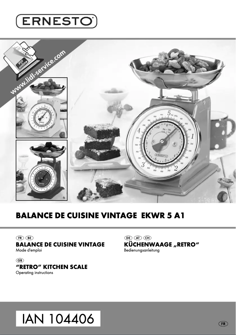 First page image of the manual for Vintage EKWR 5 A1