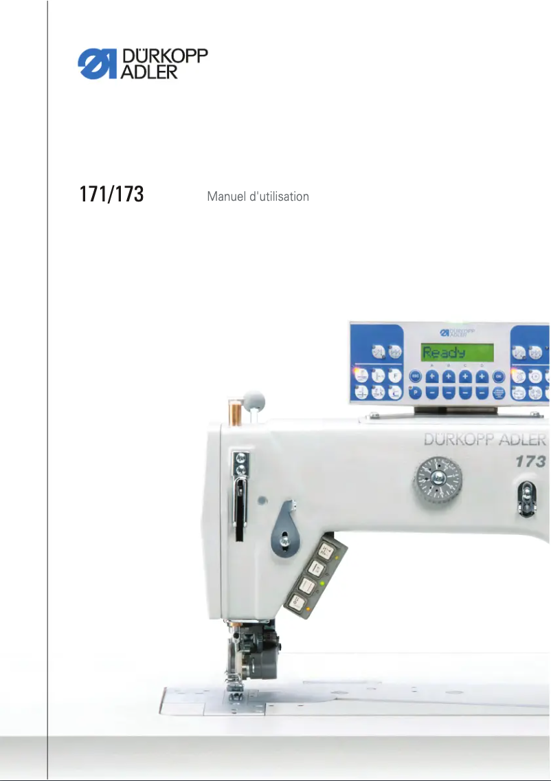 Page 1 of the manual User Manual Dürkopp Adler 171