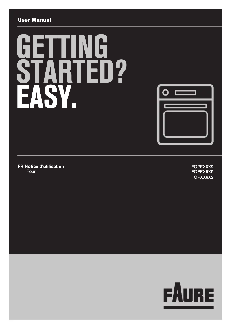 Page 1 of the manual User Manual Faure FOPXX6X2