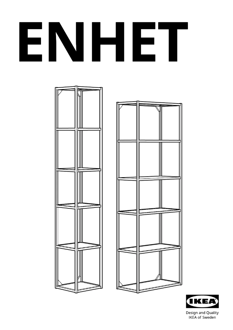 Page 1 of the manual User Manual Ikea ENHET 904.816.03