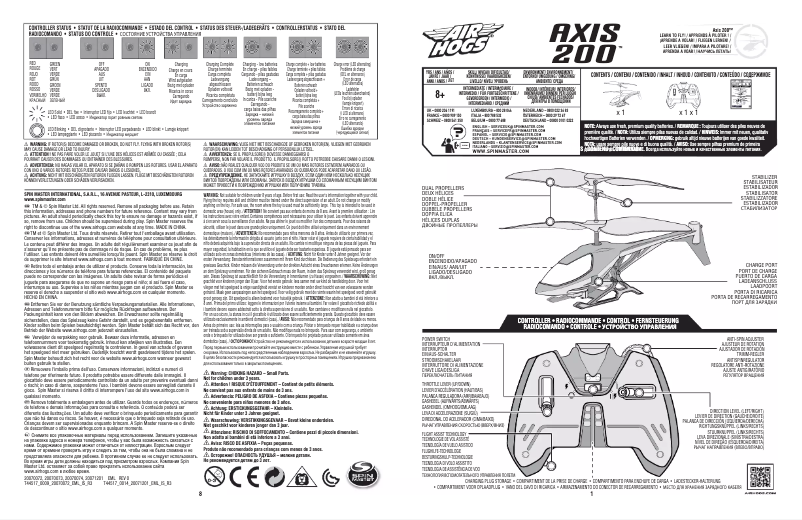 First page image of the manual for Axis 200