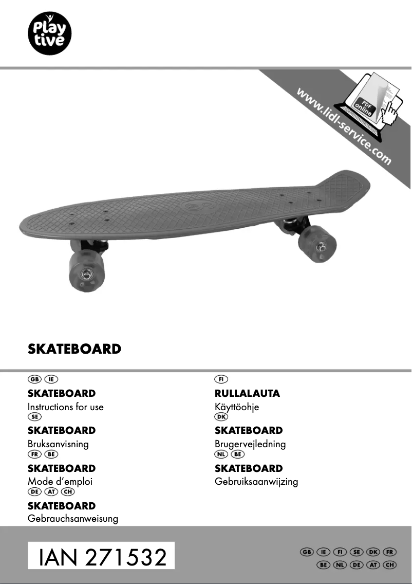 First page image of the manual for IAN 93708