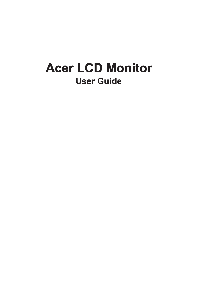 Page 1 of the manual User Manual Acer CB2 CB242YDbmiprcx