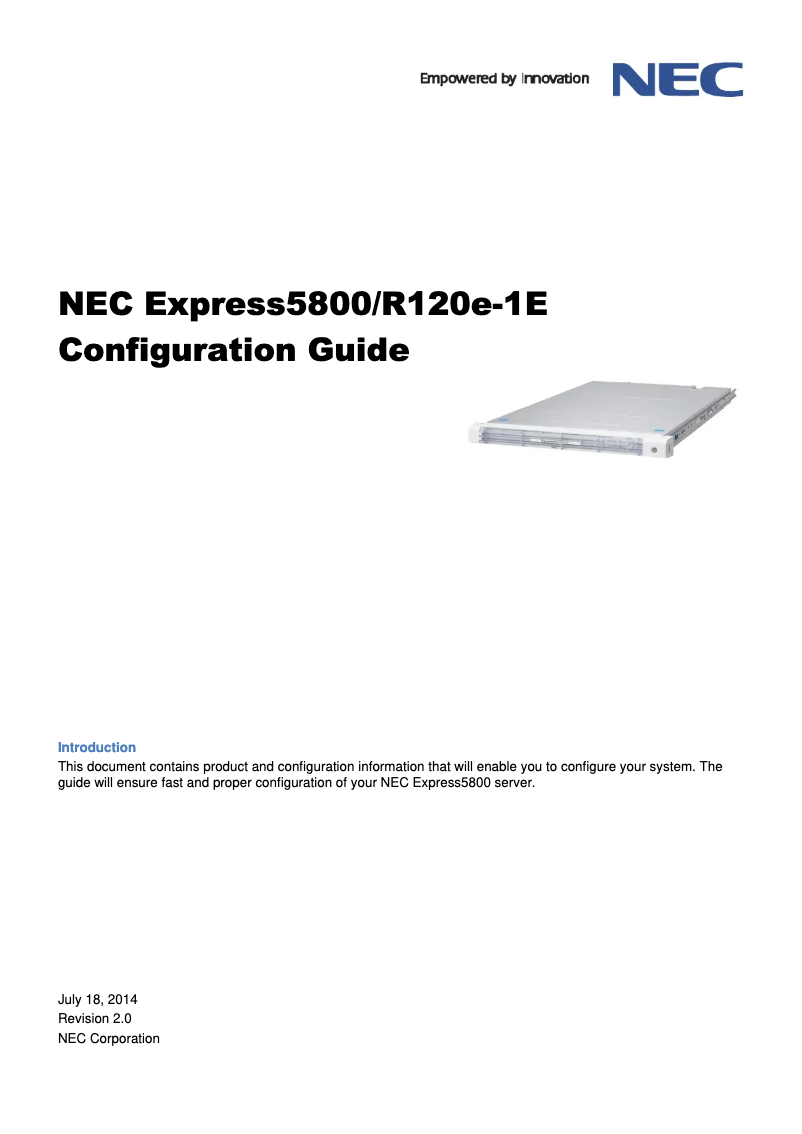 Image de la première page du manuel de l'appareil N8100-2143F