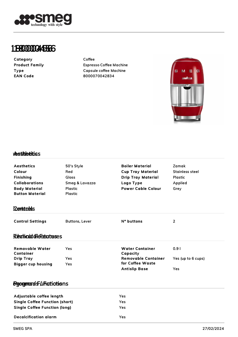 First page image of the manual for Lavazza A Modo Mio