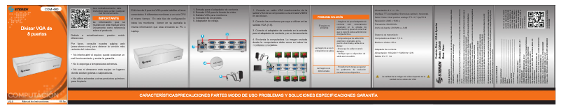Page 1 of the manual User Manual Steren COM-480