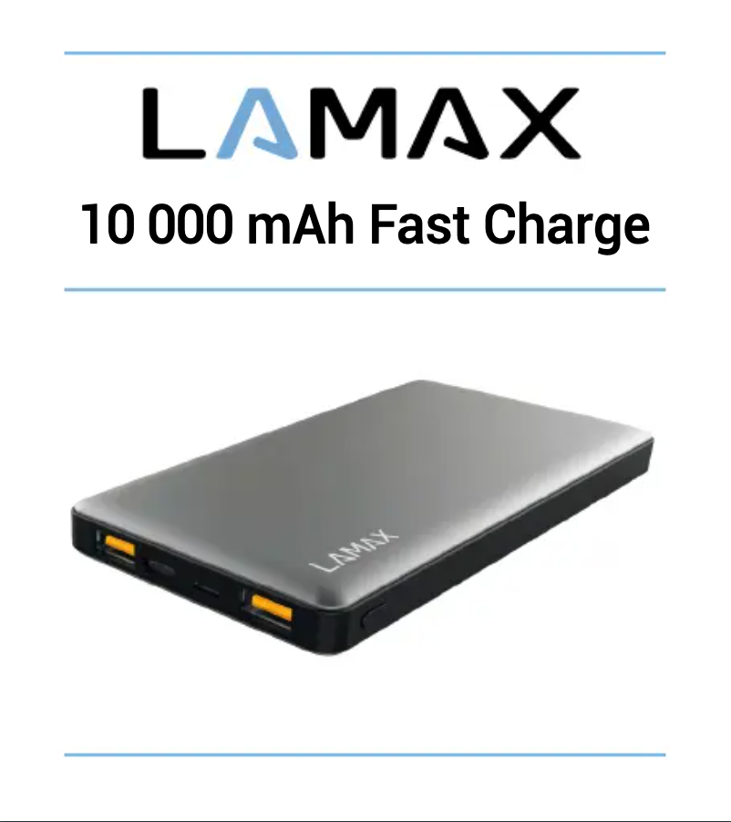 First page image of the manual for 10000 mAh Fast Charge