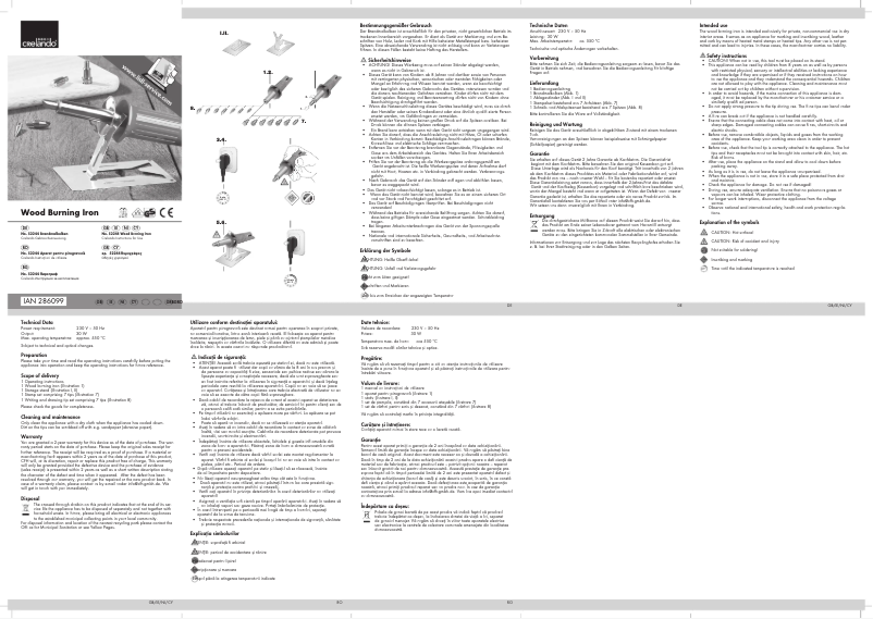 Page 1 of the manual User Manual Crelando IAN 286099