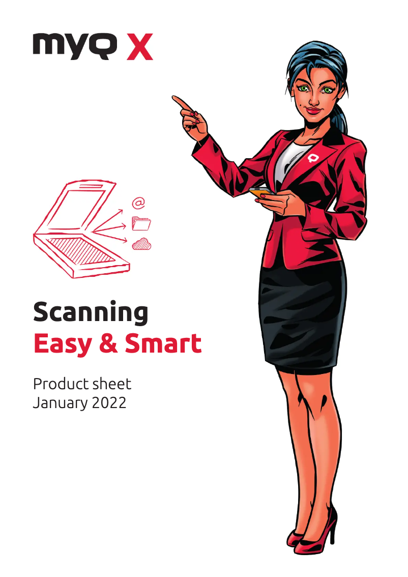 Page 1 of the manual Technical Sheet Kyocera MyQ