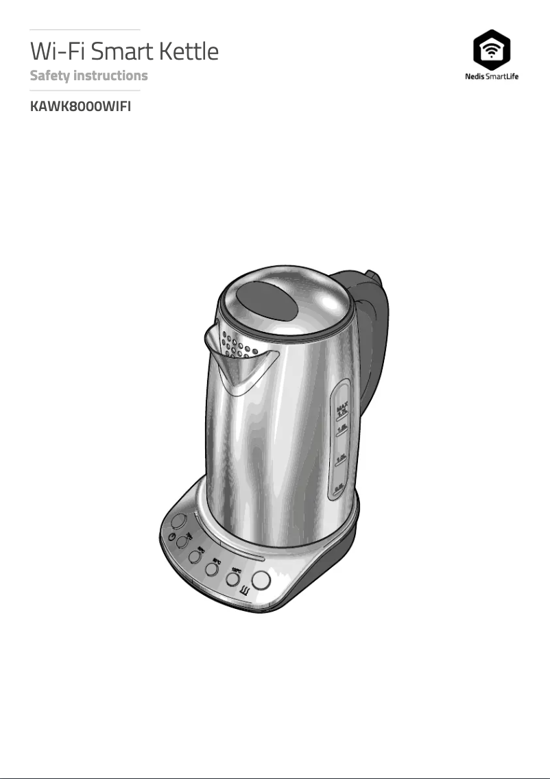 First page image of the manual for KAWK8000WIFI