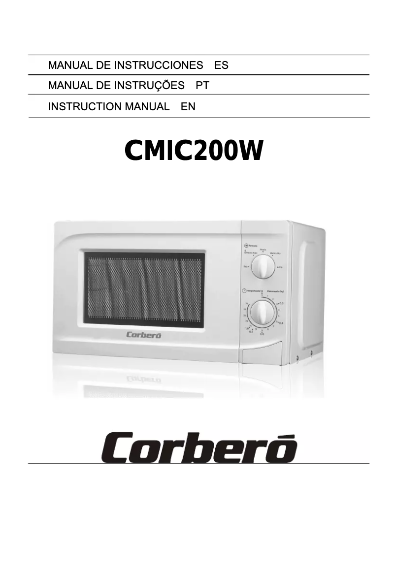 First page image of the manual for CMIC200W