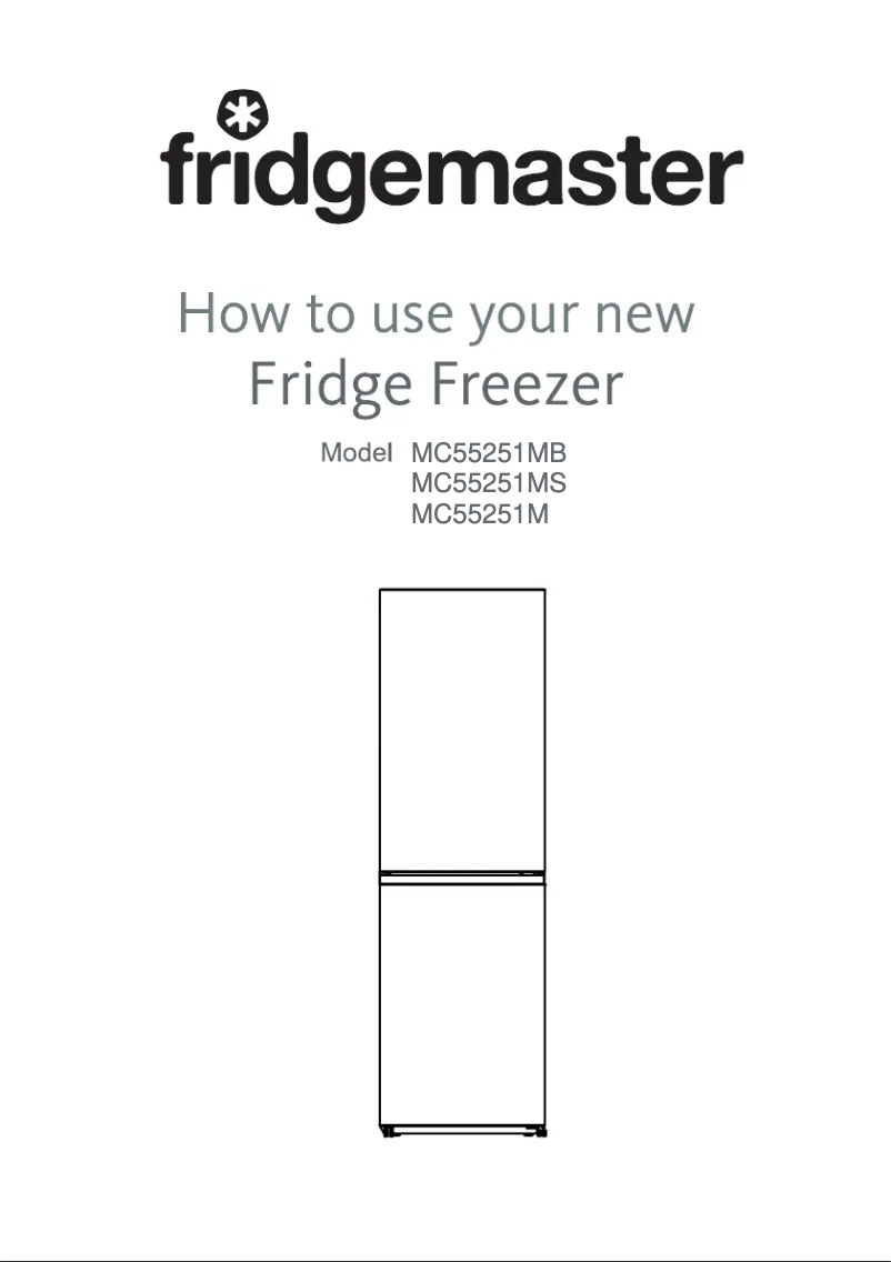 Page 1 of the manual User Manual Fridgemaster MC55251M