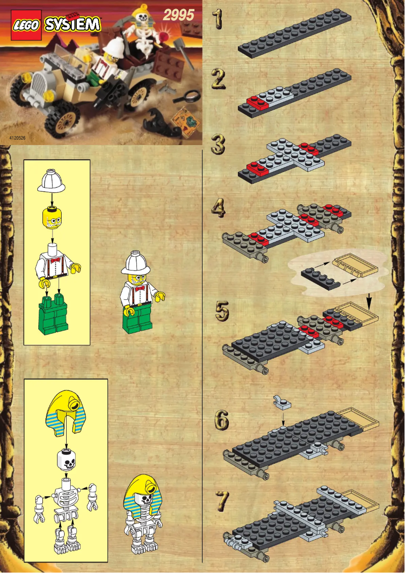 Page 1 of the manual User Manual Lego Adventurers 2995