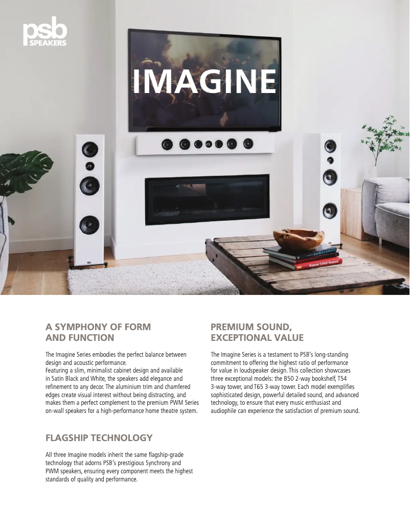 First page image of the manual for Imagine B50