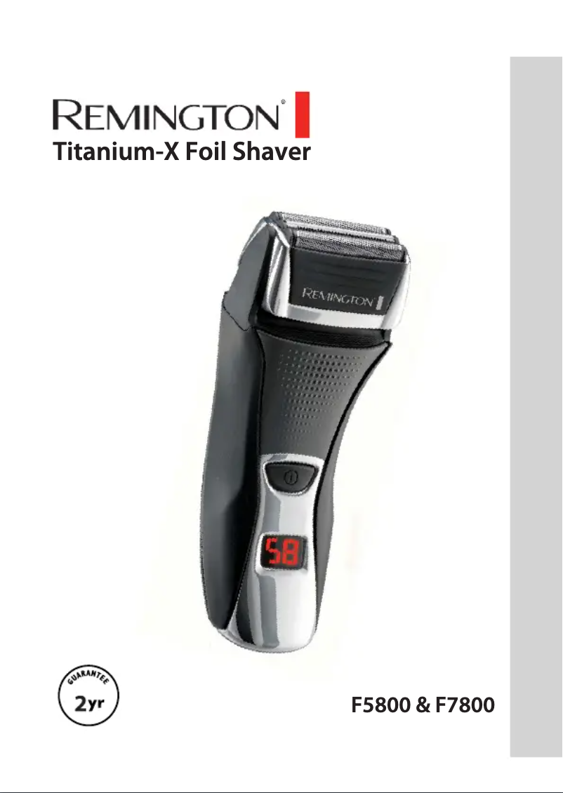 Image de la première page du manuel de l'appareil F5800