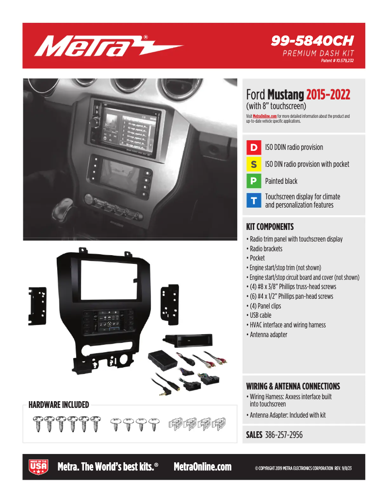 First page image of the manual for 99-5840CH