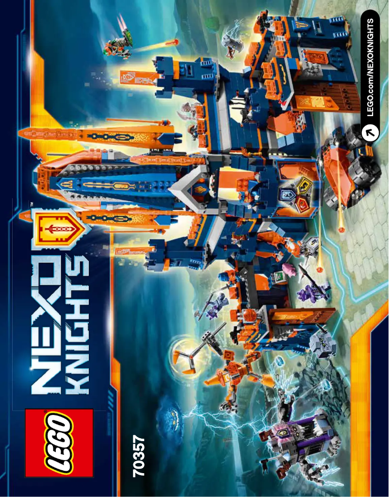 Page 1 of the manual User Manual Lego Nexo Knights 70357