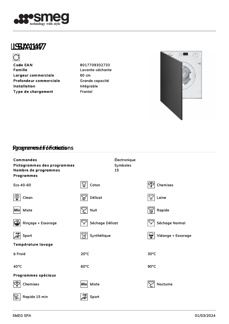 First page image of the manual for LSIA147
